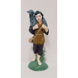 Nativity Shepard Boy Sheep Christmas Hand Painted